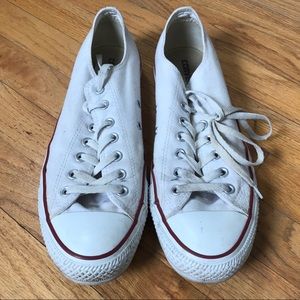 Unisex white converse